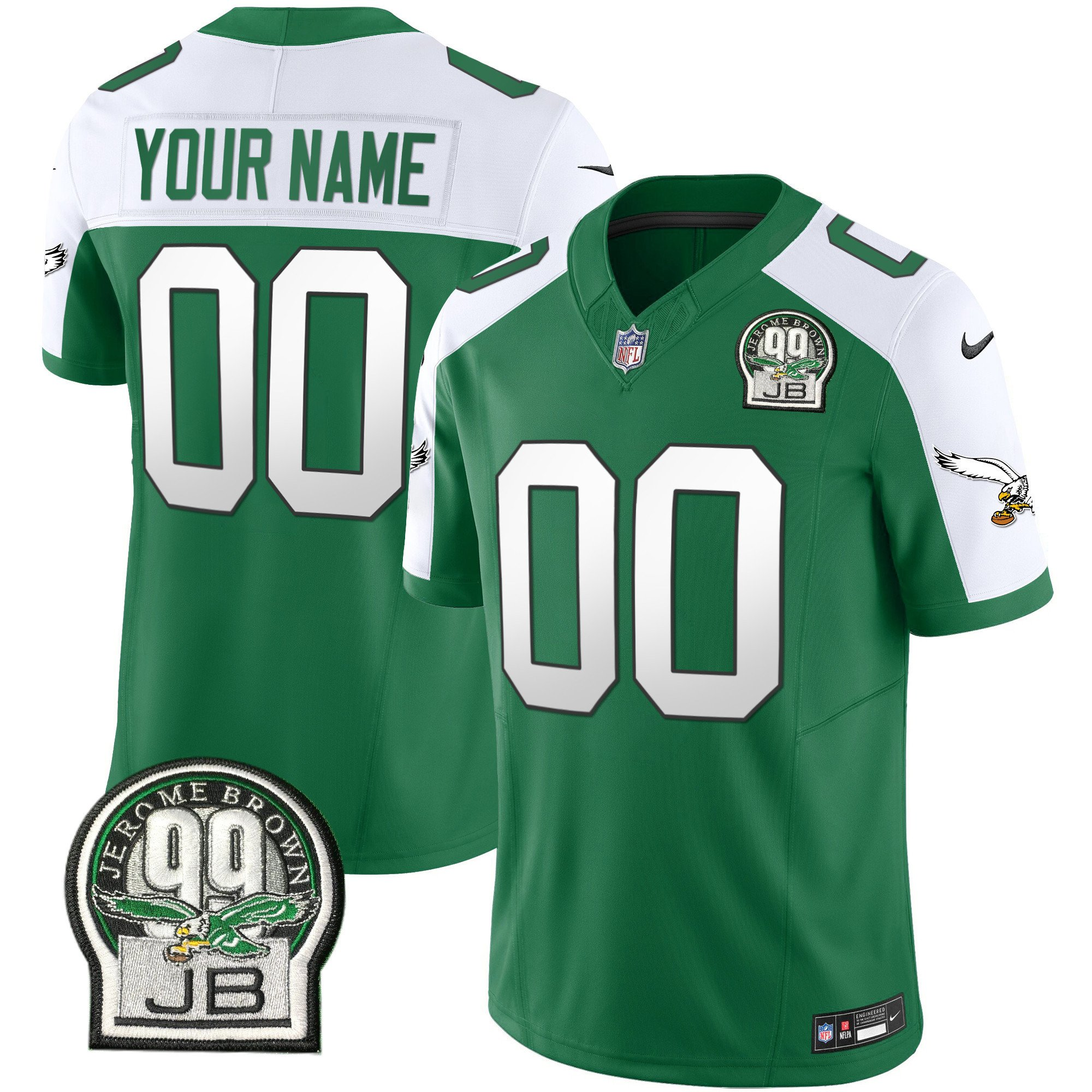 Custom Philadelphia Eagles Vapor F.U.S.E. Limited Jersey